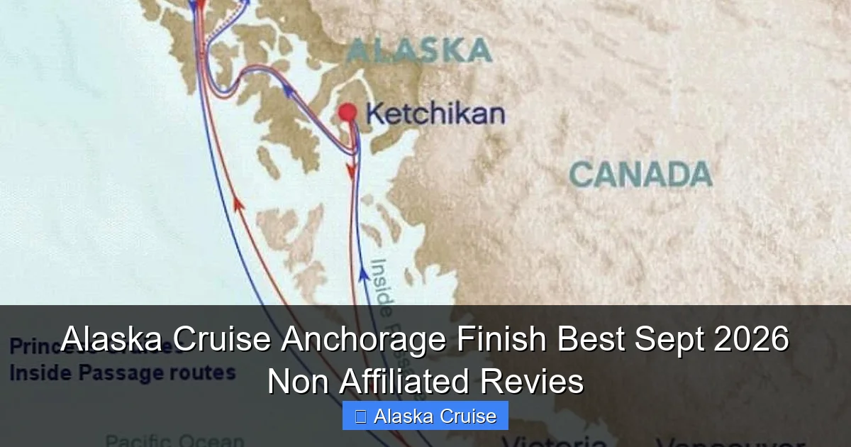 Alaska Cruise Anchorage Finish Best Sept 2026 Non Affiliated Revies