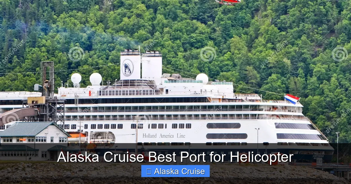 Alaska Cruise Best Port for Helicopter