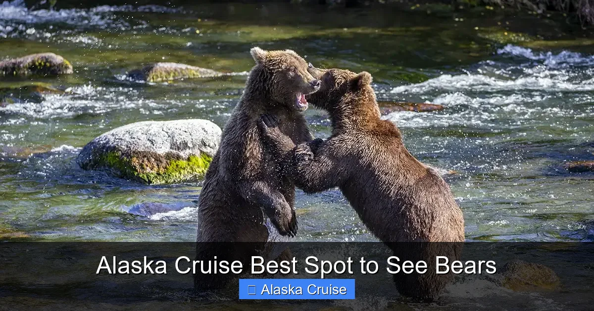 Alaska Cruise Best Spot to See Bears