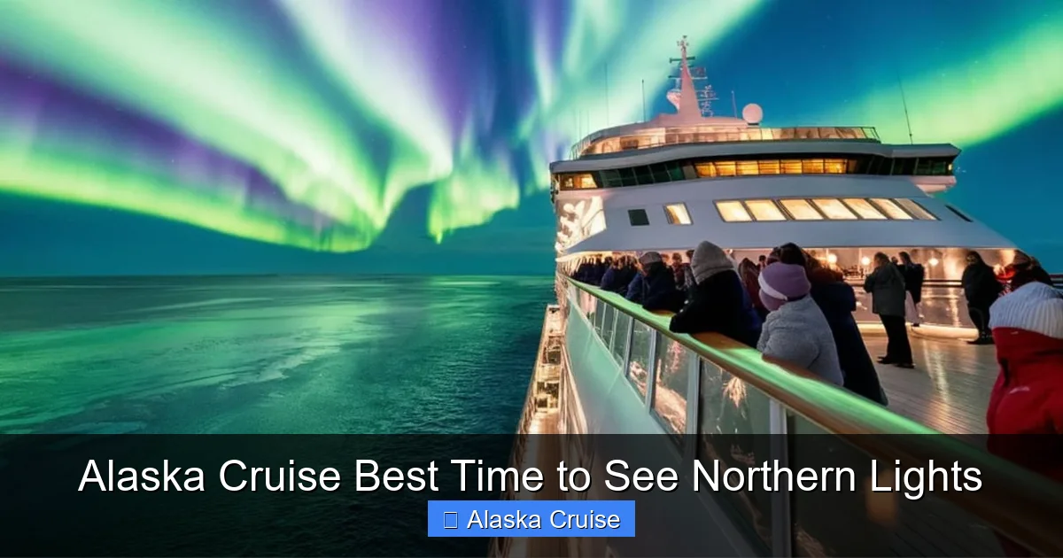 Alaska Cruise Best Time to See Northern Lights
