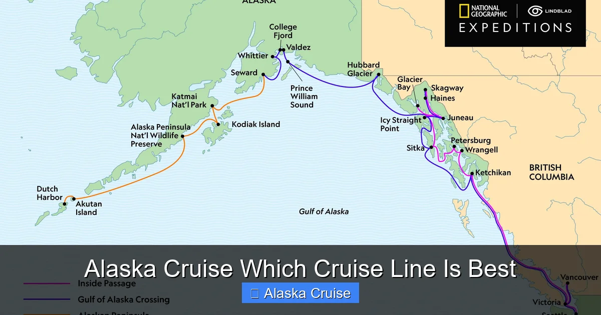 Alaska Cruise Which Cruise Line Is Best