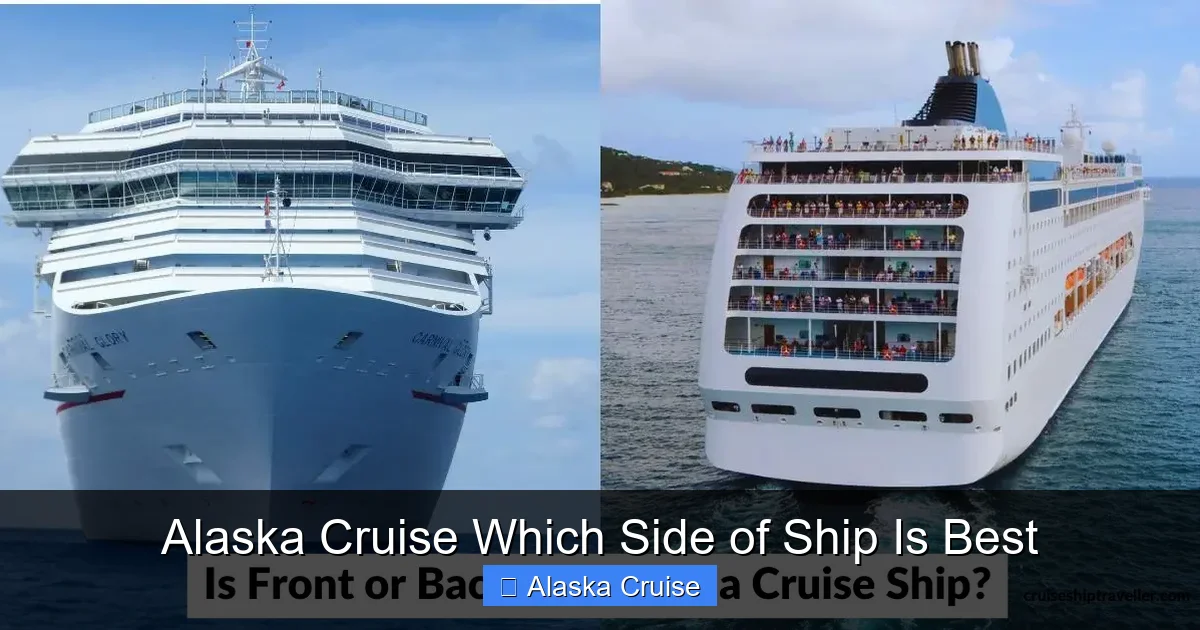 Alaska Cruise Which Side of Ship Is Best
