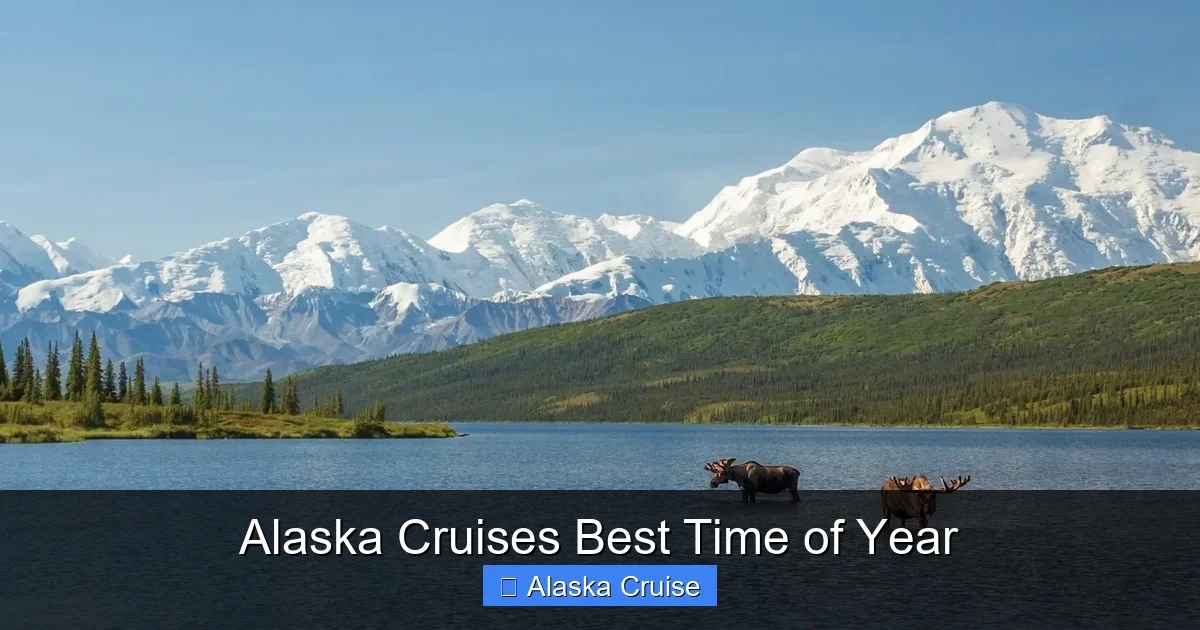 Alaska Cruises Best Time of Year