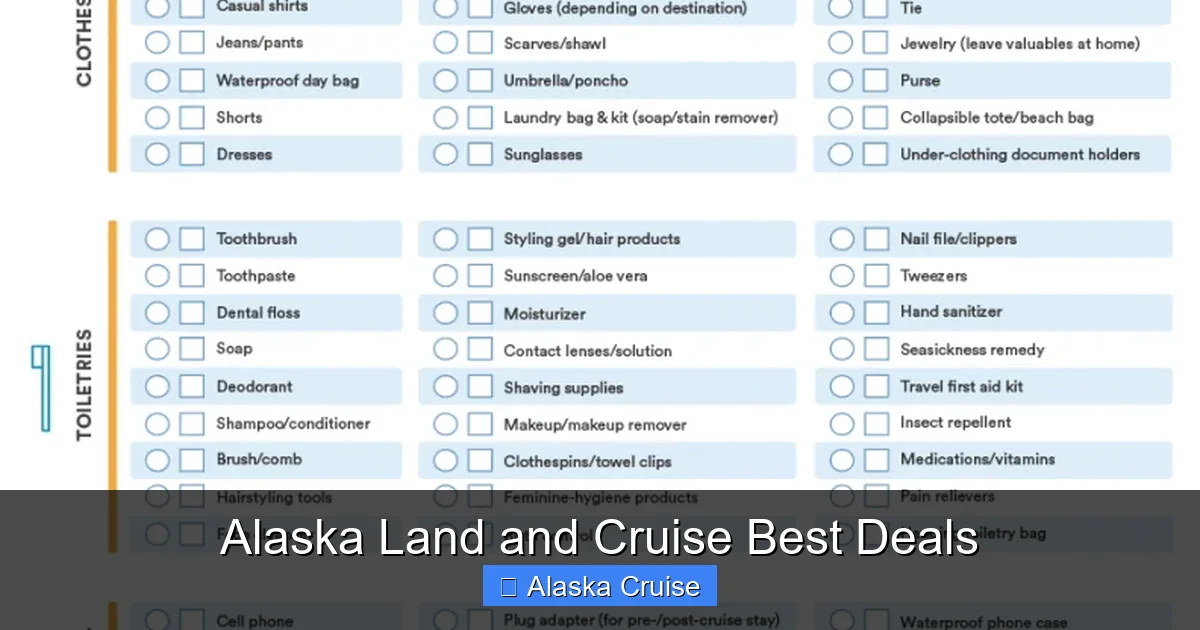 Alaska Land and Cruise Best Deals