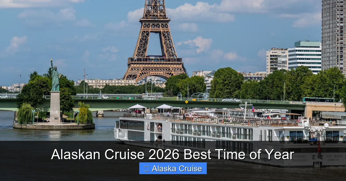 Alaskan Cruise 2026 Best Time of Year