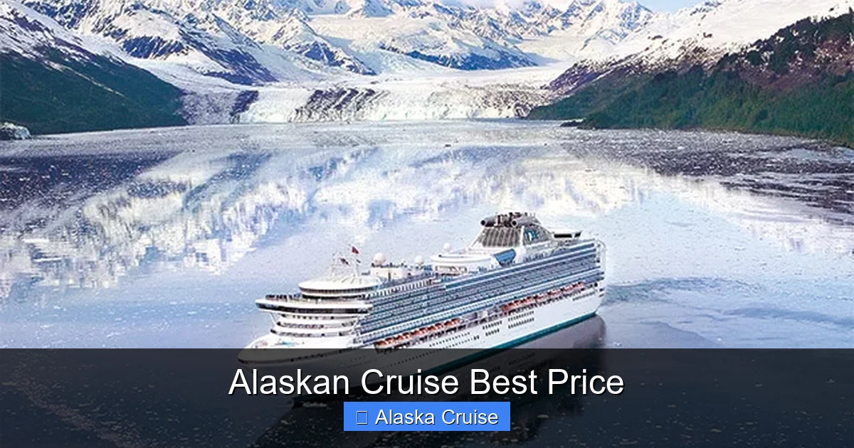 Alaskan Cruise Best Price