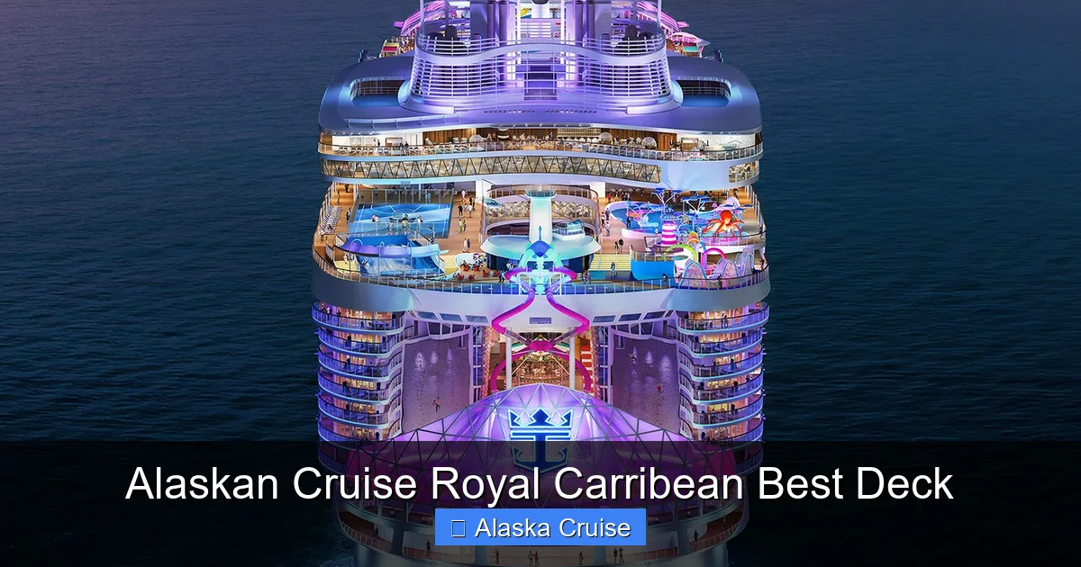 Alaskan Cruise Royal Carribean Best Deck