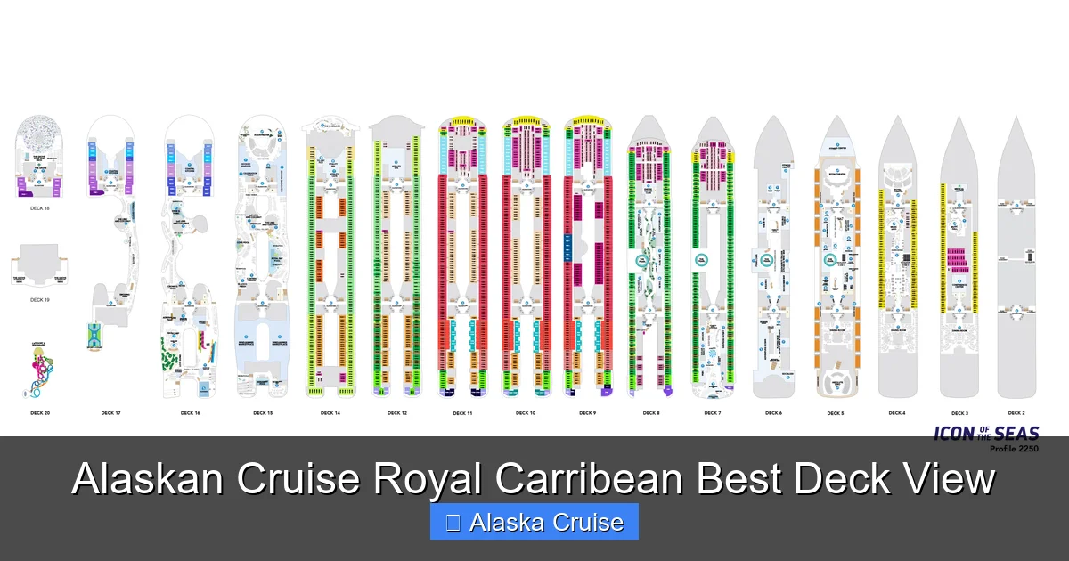 Alaskan Cruise Royal Carribean Best Deck View