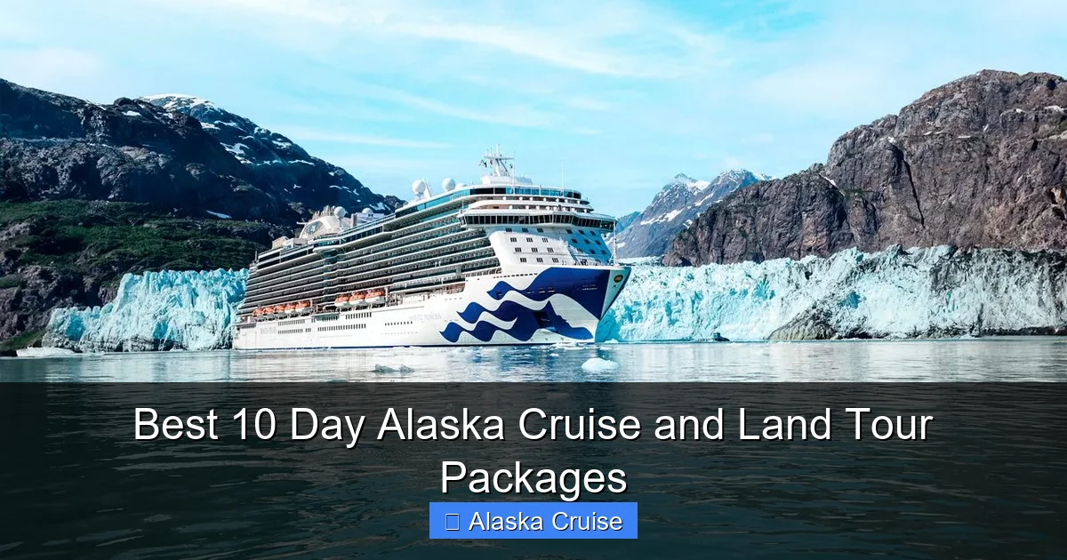 Best 10 Day Alaska Cruise and Land Tour Packages