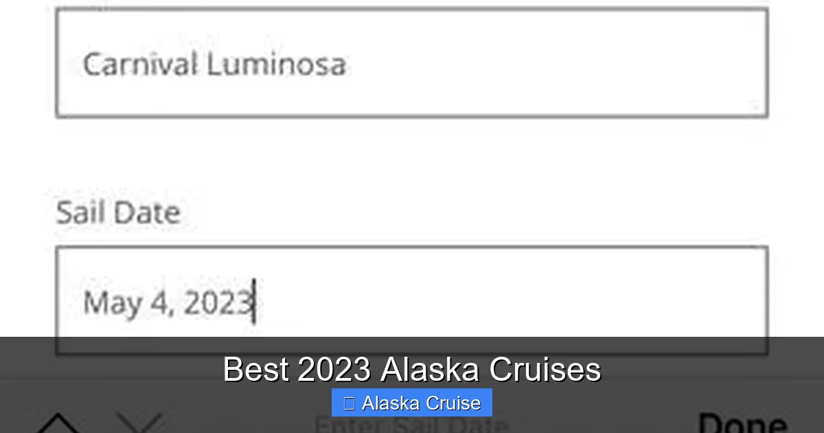 Best 2023 Alaska Cruises