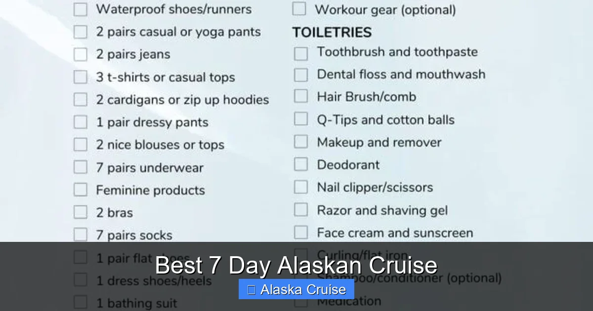 Best 7 Day Alaskan Cruise