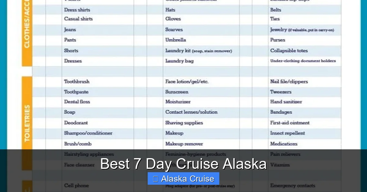 Best 7 Day Cruise Alaska