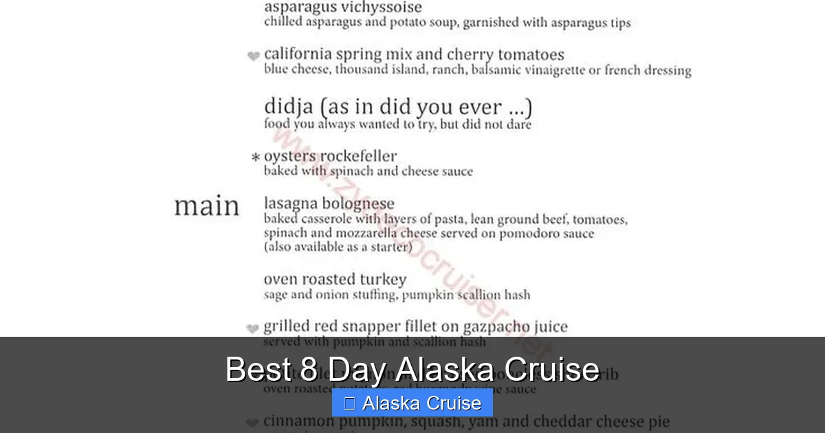Best 8 Day Alaska Cruise