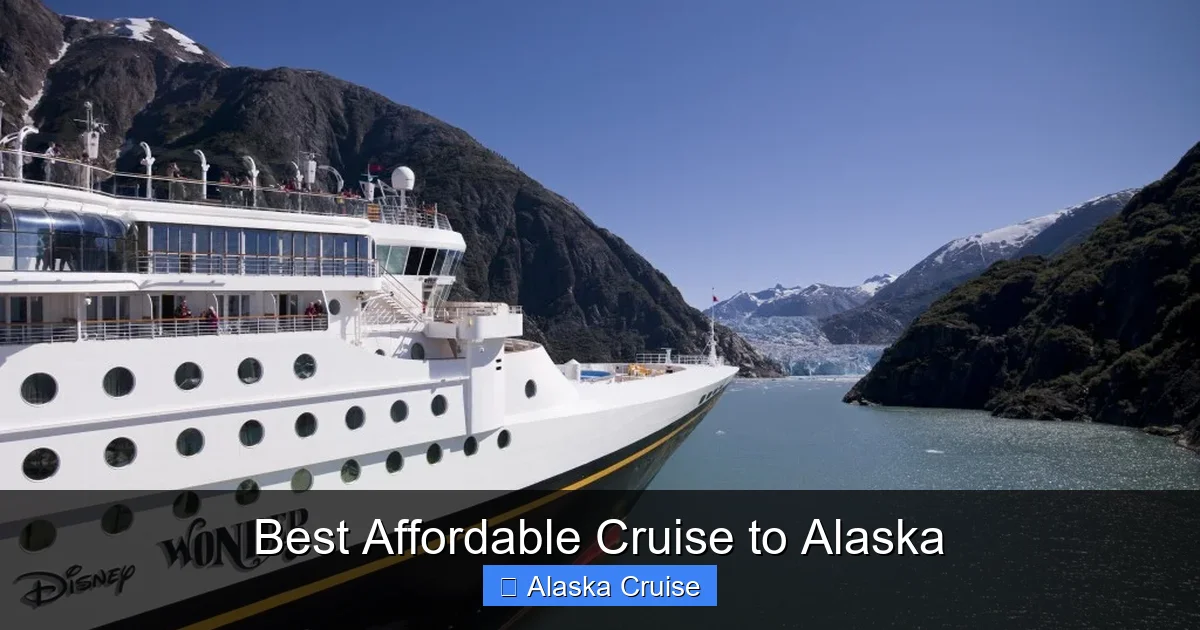 Best Affordable Cruise to Alaska