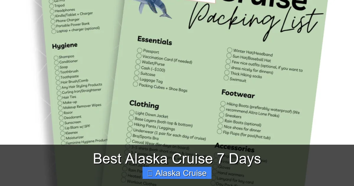 Best Alaska Cruise 7 Days