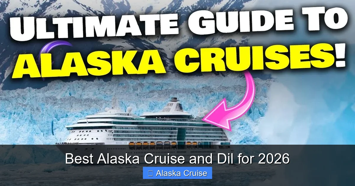 Best Alaska Cruise and Dil for 2026