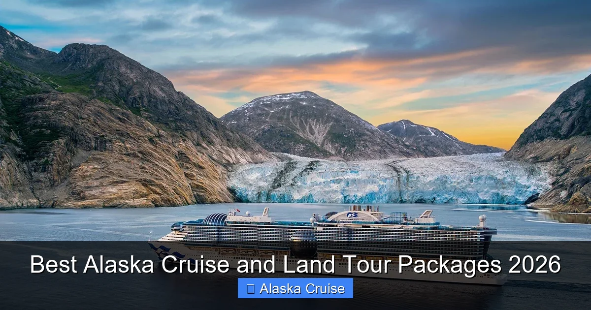 Best Alaska Cruise and Land Tour Packages 2026