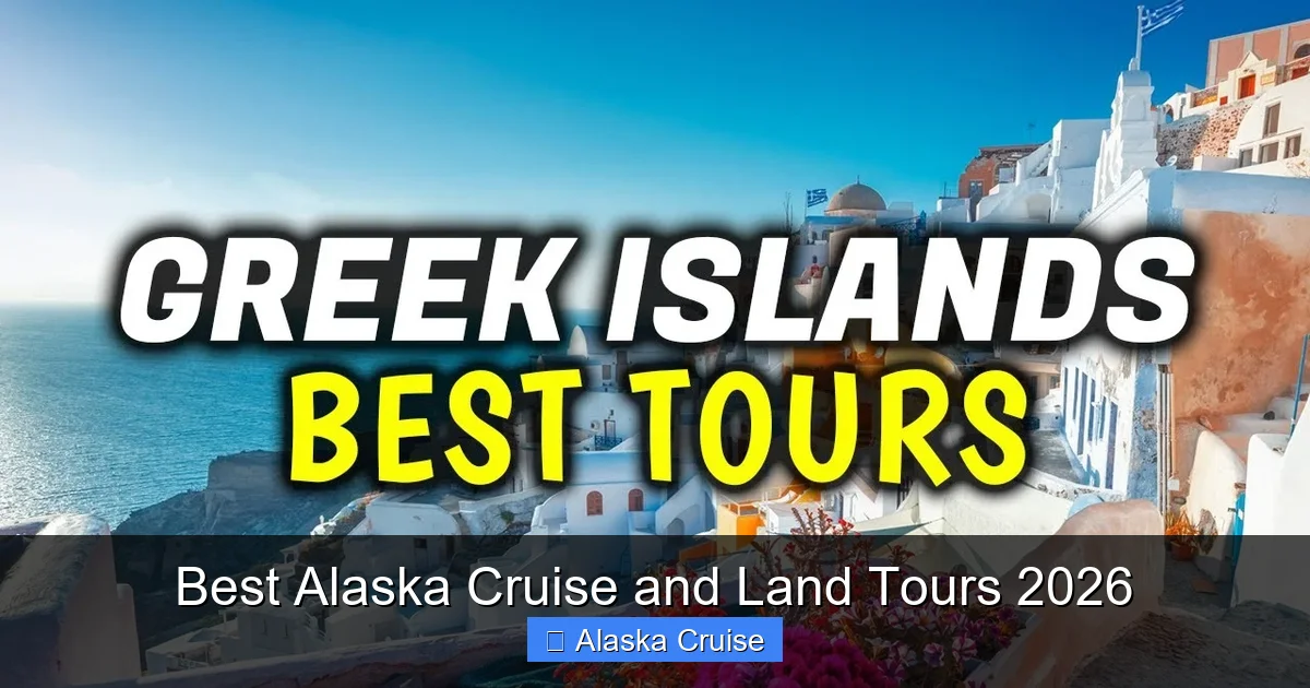 Best Alaska Cruise and Land Tours 2026