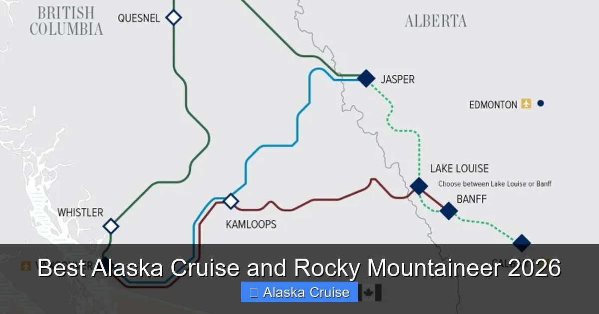 Best Alaska Cruise and Rocky Mountaineer 2026