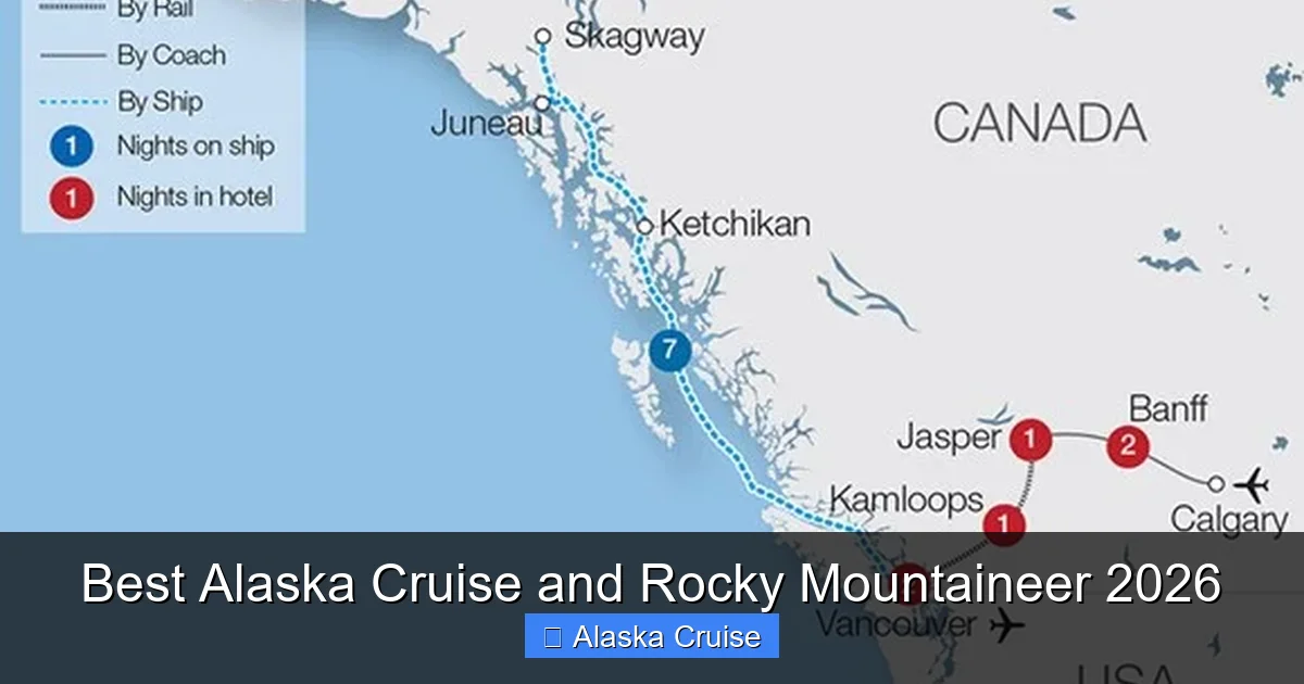 Best Alaska Cruise and Rocky Mountaineer 2026
