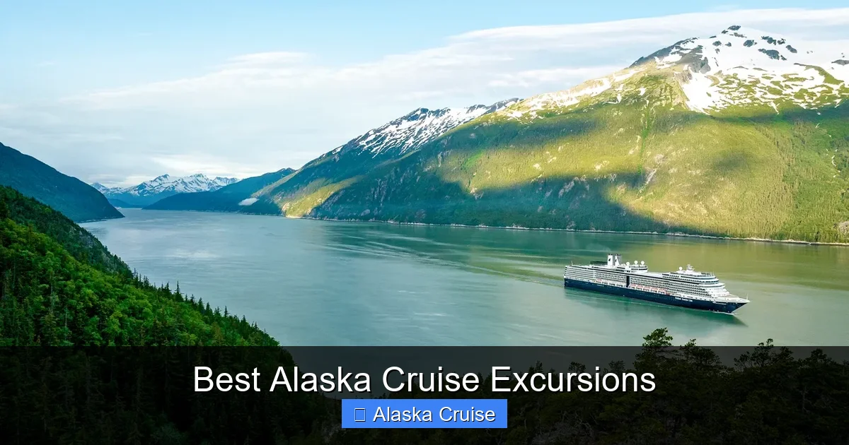 Best Alaska Cruise Excursions