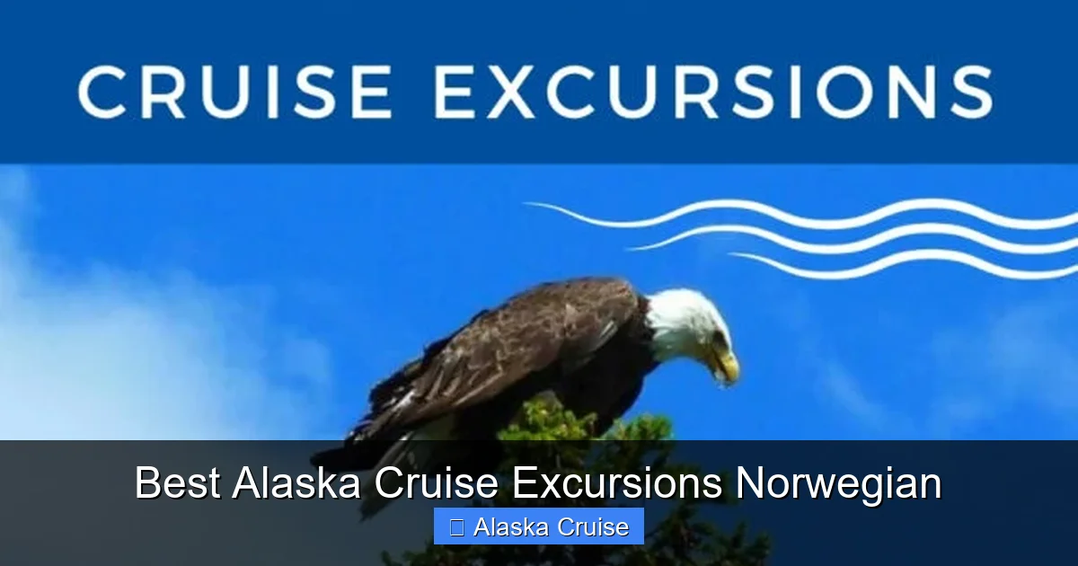 Best Alaska Cruise Excursions Norwegian