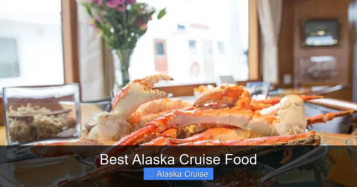 Best Alaska Cruise Food