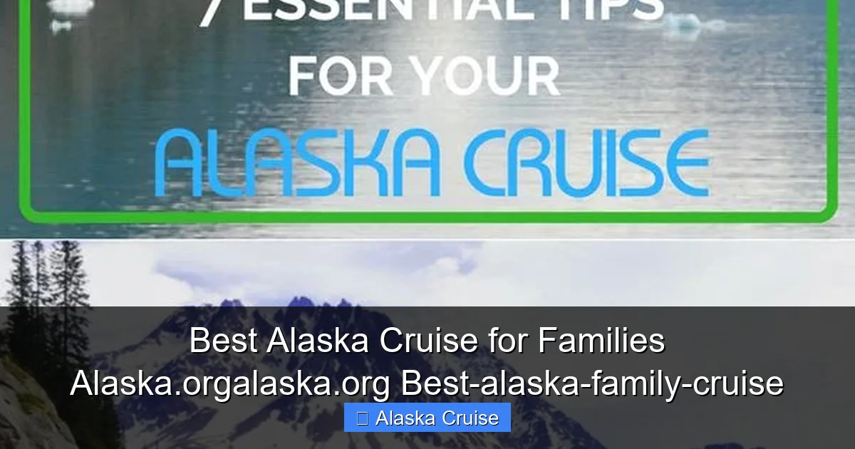 Best Alaska Cruise for Families Alaska.orgalaska.org Best-alaska-family-cruise