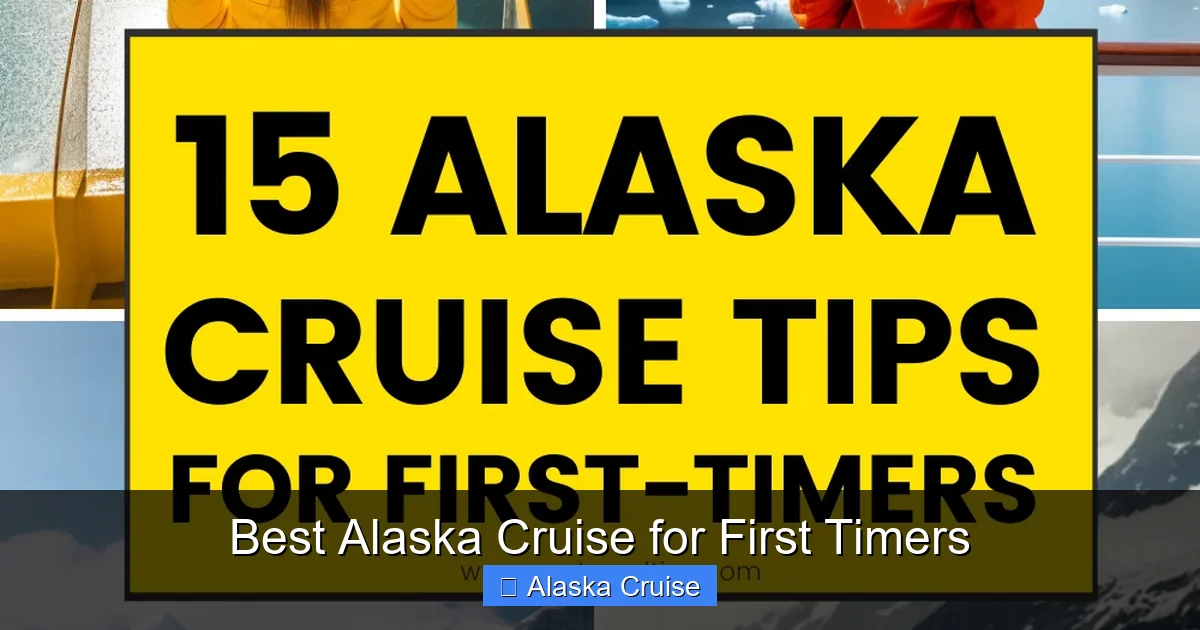 Best Alaska Cruise for First Timers