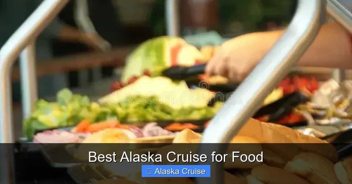 Best Alaska Cruise for Food