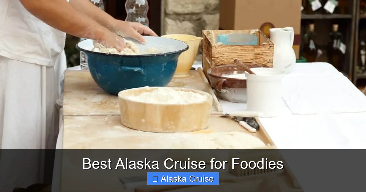 Best Alaska Cruise for Foodies