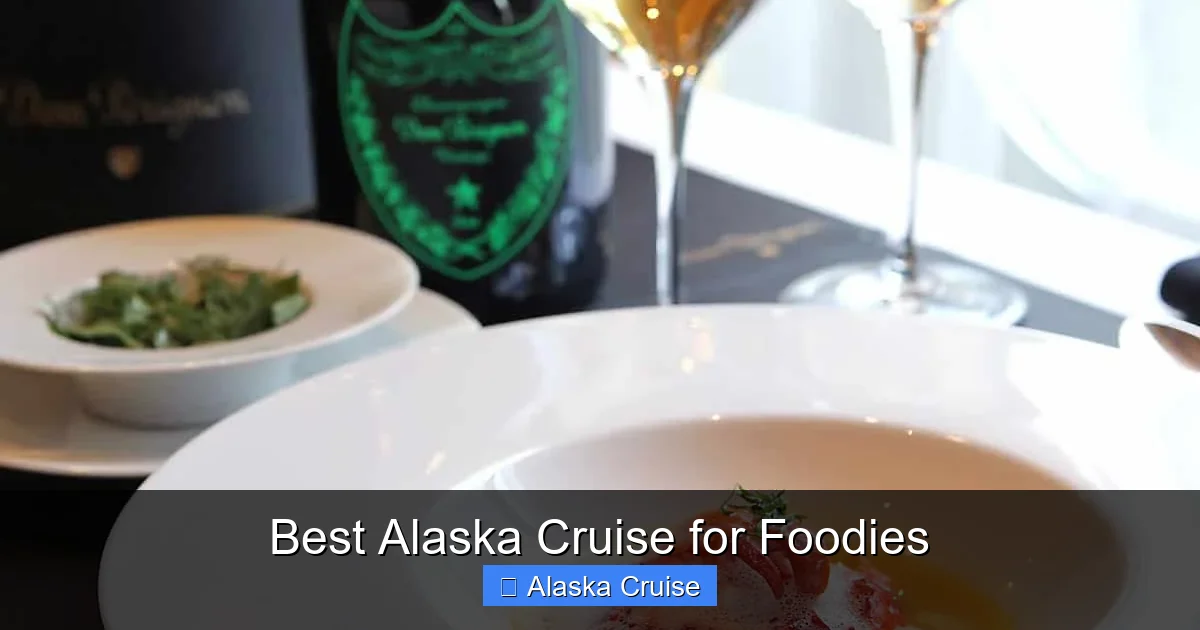 Best Alaska Cruise for Foodies