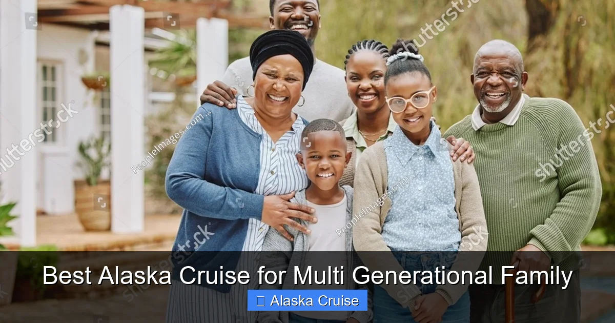 Best Alaska Cruise for Multi Generational Family