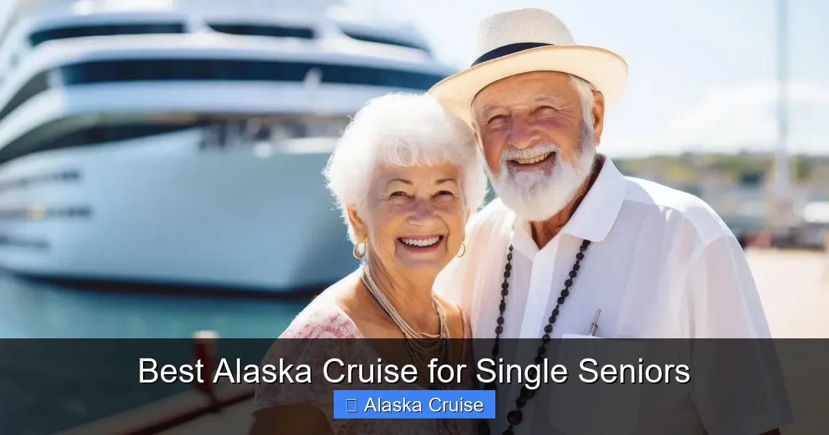 Best Alaska Cruise for Single Seniors