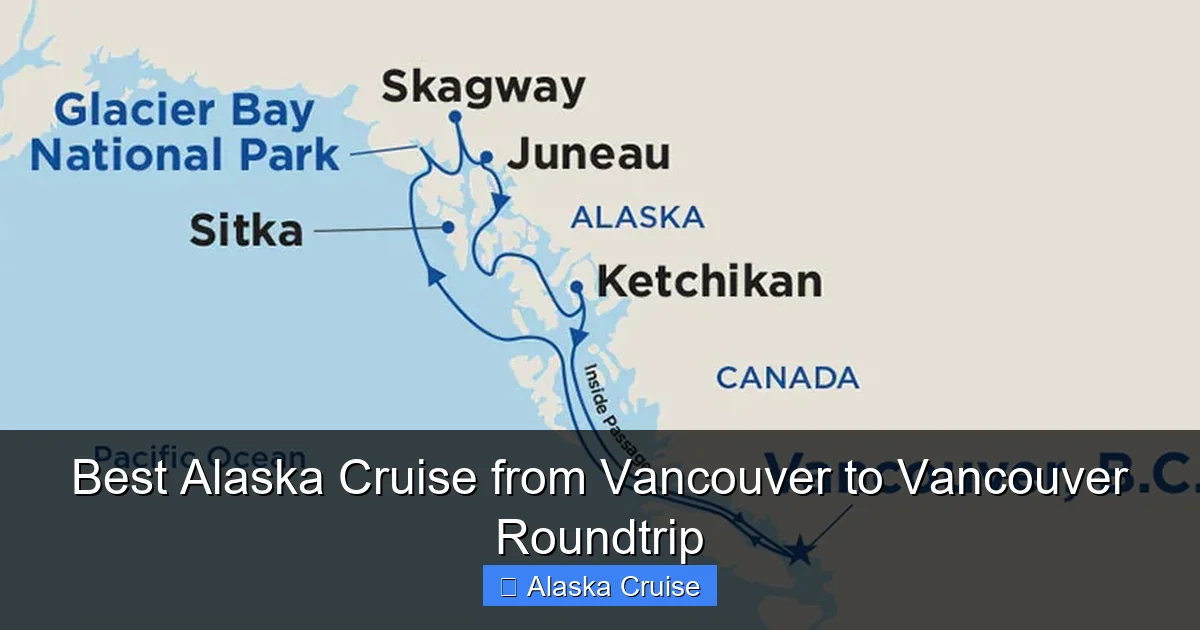 Best Alaska Cruise from Vancouver to Vancouver Roundtrip