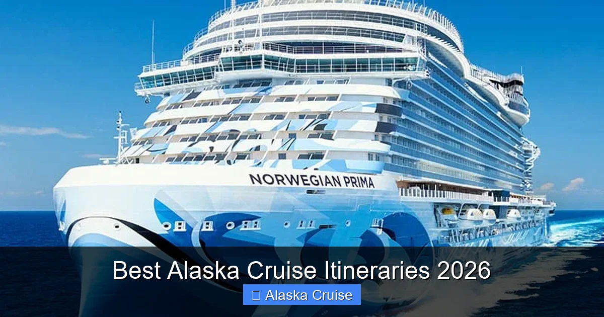 Best Alaska Cruise Itineraries 2026