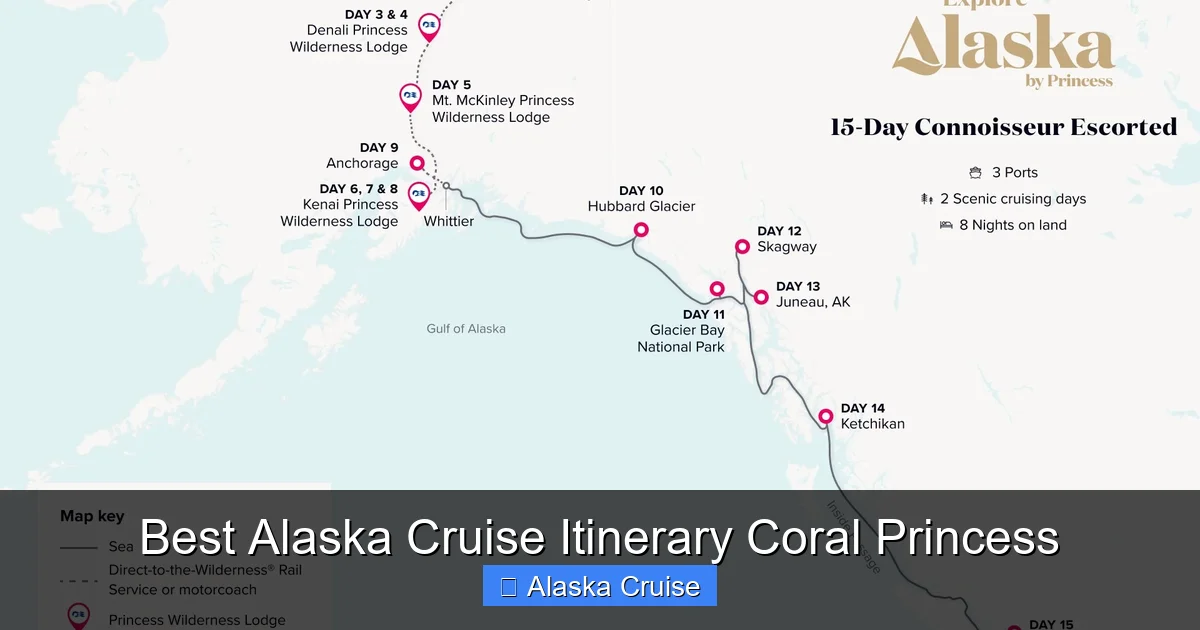 Best Alaska Cruise Itinerary Coral Princess