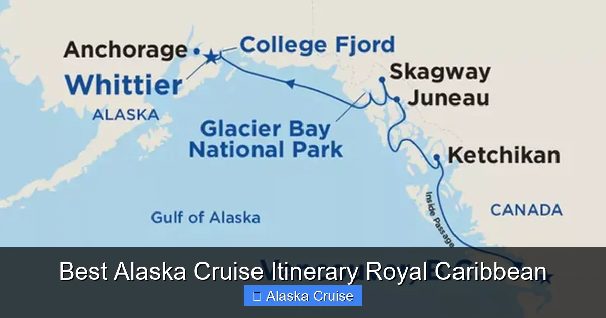 Best Alaska Cruise Itinerary Royal Caribbean