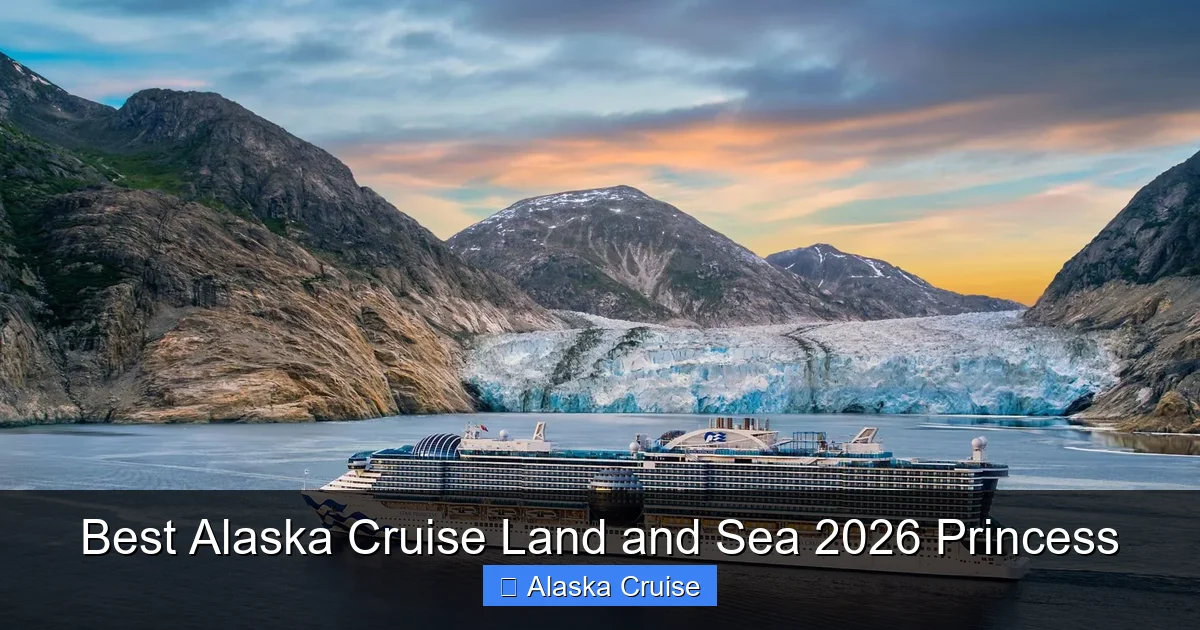 Best Alaska Cruise Land and Sea 2026 Princess