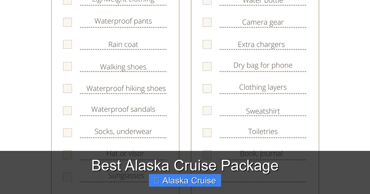 Best Alaska Cruise Package