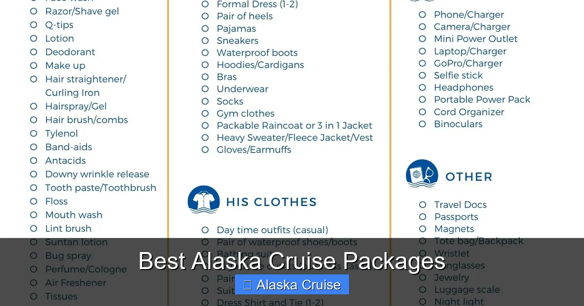 Best Alaska Cruise Packages