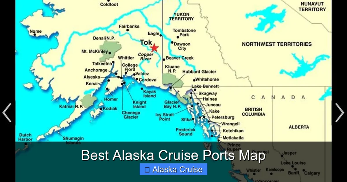 Best Alaska Cruise Ports Map