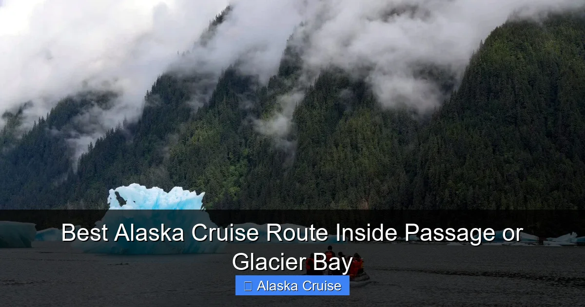 Best Alaska Cruise Route Inside Passage or Glacier Bay