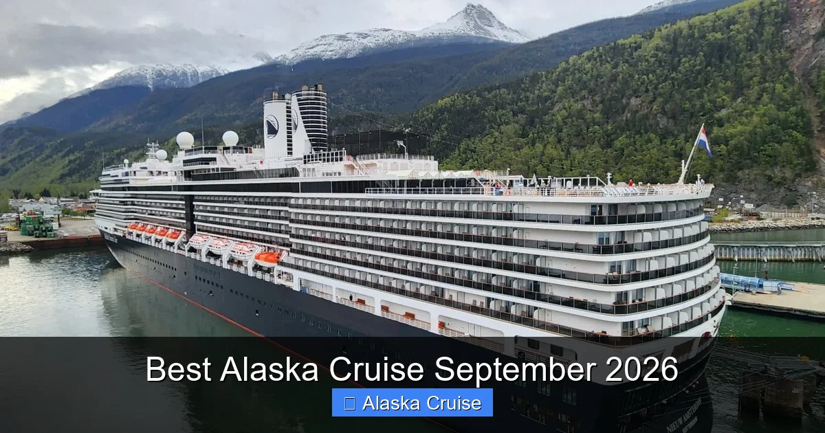 Best Alaska Cruise September 2026