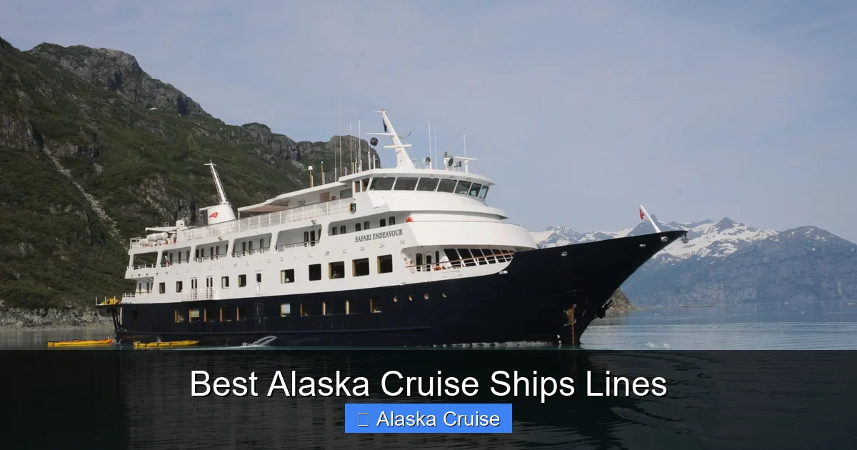 Best Alaska Cruise Ships Lines