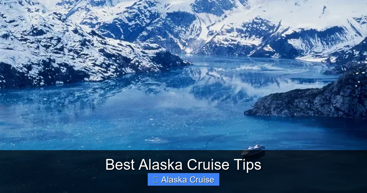 Best Alaska Cruise Tips