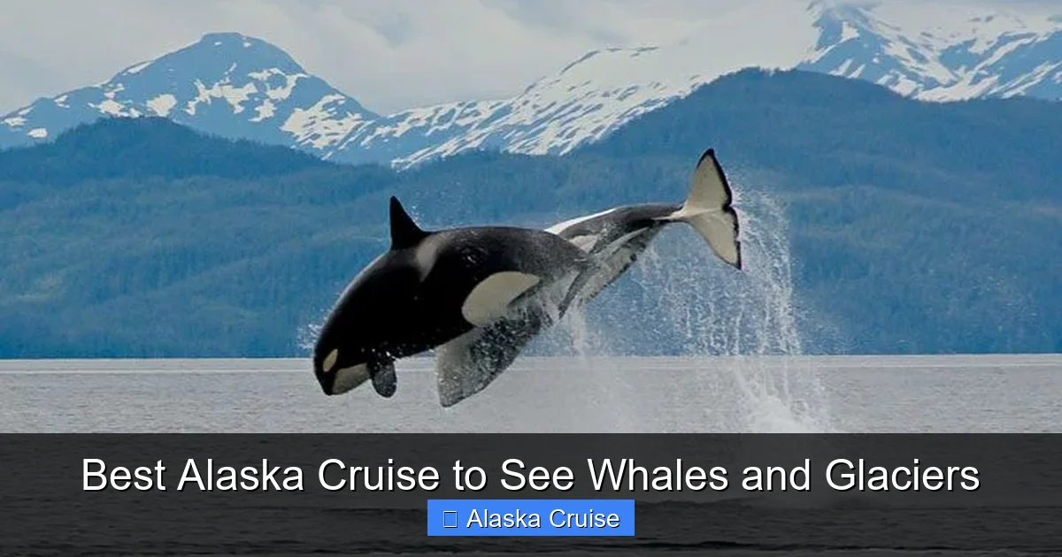 Best Alaska Cruise to See Whales and Glaciers