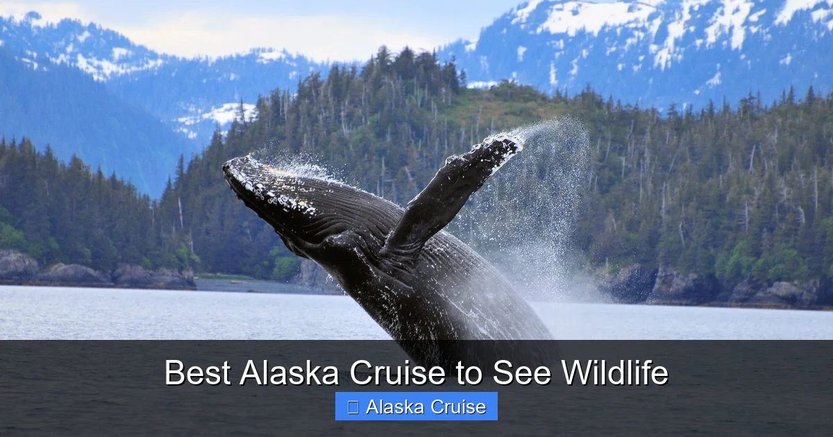 Best Alaska Cruise to See Wildlife