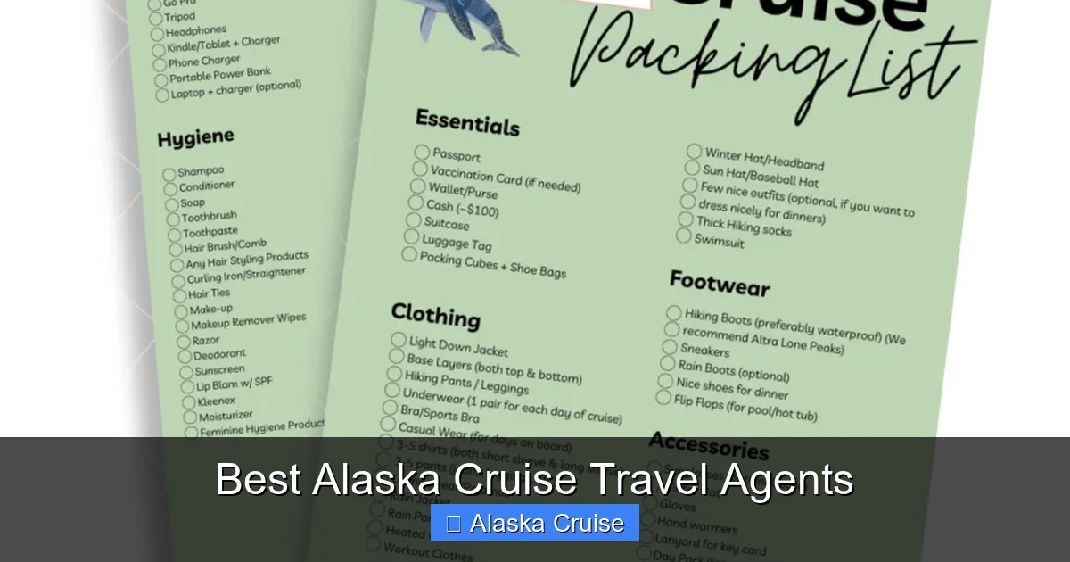 Best Alaska Cruise Travel Agents