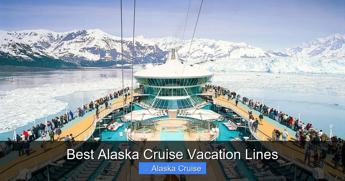 Best Alaska Cruise Vacation Lines